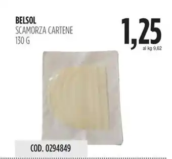Carico Cash & Carry BELSOL SCAMORZA CARTENE 130 G offerta