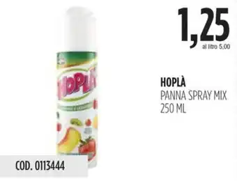 Carico Cash & Carry HOPLÀ PANNA SPRAY MIX 250 ml offerta