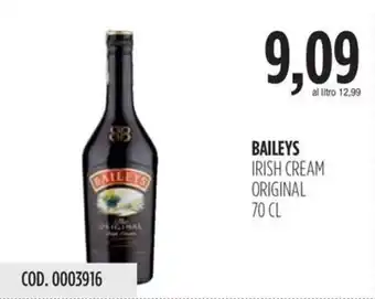 Carico Cash & Carry BAILEYS IRISH CREAM ORIGINAL 70 CL offerta