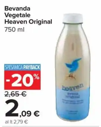 Carrefour Express Bevanda Vegetale Heaven Original 750 ml offerta
