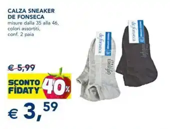 CALZA SNEAKER DE FONSECA