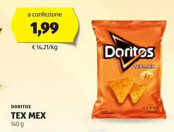 ALDI DORITOS TEX MEX 140 g offerta