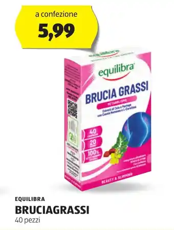 ALDI EQUILIBRA BRUCIAGRASSI 40 pezzi offerta