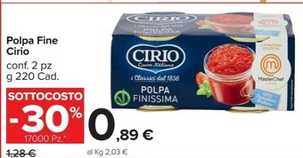 Carrefour Market Polpa fine offerta