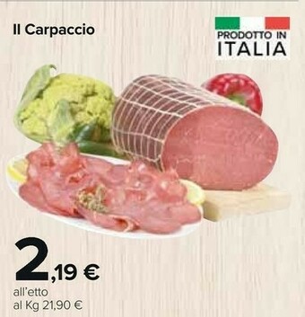 Carrefour Market Il carpaccio offerta