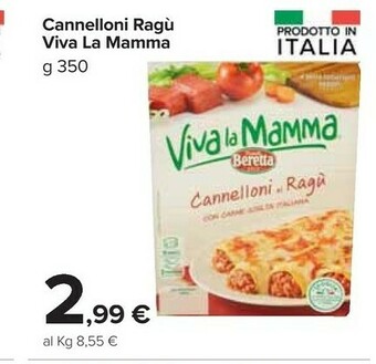 Cannelloni ragu viva la mamma