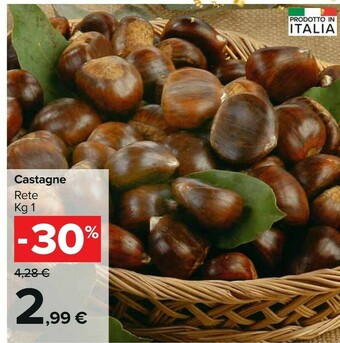 Carrefour Market Castagne offerta