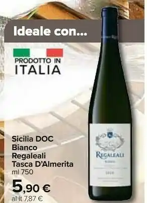 Tasca d'almerita regaleali bianco 750 ml