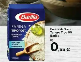 Carrefour Market Farina di grano tenero tipo 00 offerta