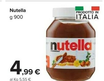 Carrefour Market Nutella 900 g(ml) offerta