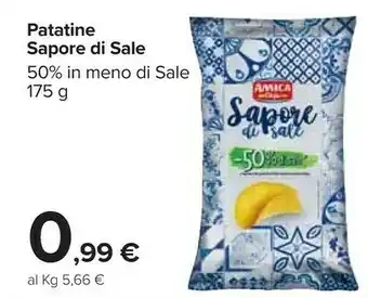 Carrefour Market Patatine sapore di sale offerta
