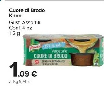 Carrefour Market Cuore di brodo pesce 112 g(ml) offerta