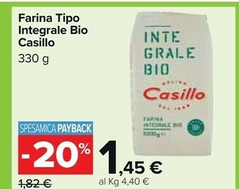 Molino casillo farina tipo integrale bio