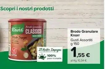 Carrefour Market Brodo granulare pollo 150 g(ml) offerta