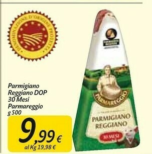 Carrefour Market Parmigiano reggiano dop 30 mesi offerta
