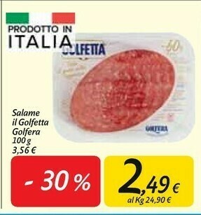 Carrefour Market Salame il golfetta offerta