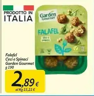 Carrefour Market Falafel con ceci e spinaci 190 g(ml) offerta