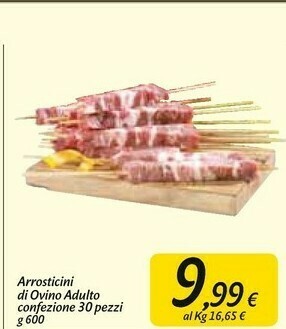 Carrefour Market Arrosticini di ovino adulto offerta