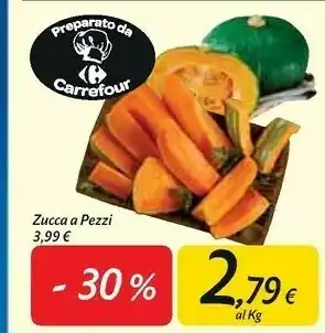 Carrefour Market Zucca a pezzi offerta