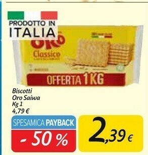 Carrefour Market Biscotti oro offerta
