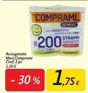 Carrefour Market Comprami asciugatutto maxi offerta