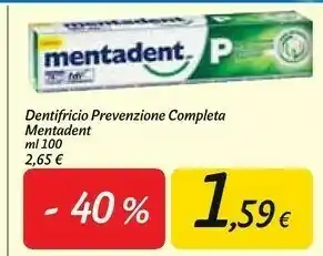 Carrefour Market P dentifricio desensibilizzante 100 g 100 ml offerta