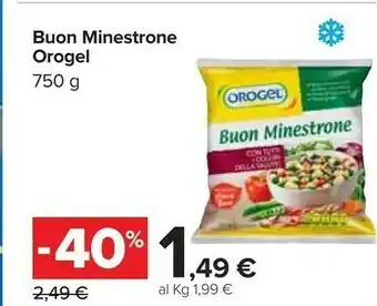 Carrefour Buon minestrone i vegetali offerta