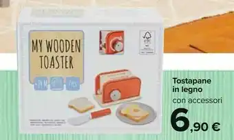 Carrefour Market My wooden toaster tostapane in legno offerta