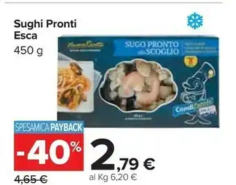 Carrefour Esca sughi pronti offerta