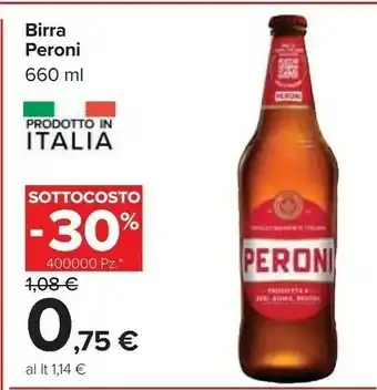 Carrefour Birra 660 g(ml) offerta