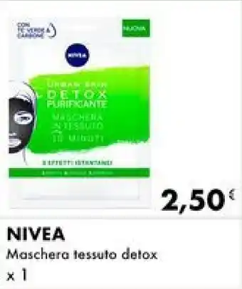 Iper Tosano NIVEA Maschera tessuto detox x 1 offerta