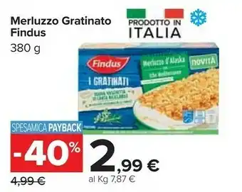 Carrefour Merluzzo gratinato offerta