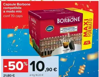 Carrefour Capsule compatibile a modo mio offerta