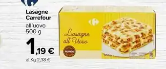 Carrefour Carrefour lasagne offerta