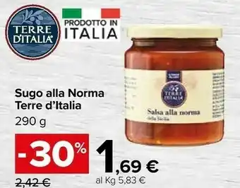 Carrefour Sugo alla norma offerta
