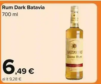 Carrefour Batavia rum dark offerta