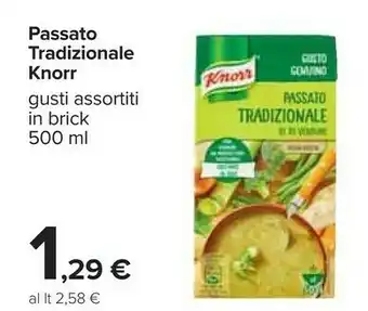 Carrefour Passato tradizionale di 10 verdure 500 g(ml) offerta