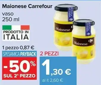 Carrefour Carrefour - maionese 250 g(ml) offerta