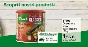 Carrefour Brodo granulare offerta