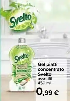 Carrefour 8710847990762 detersivo per piatti gel 450 ml offerta