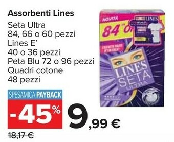 Carrefour Assorbenti offerta