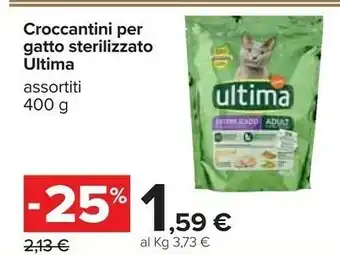 Carrefour Croccantini per gatto sterilizzato offerta