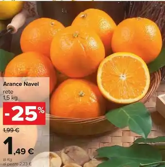 Carrefour Arance navel offerta