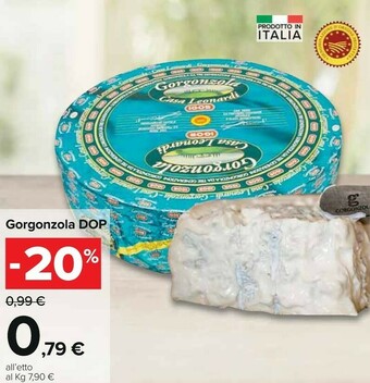 Carrefour Gorgonzola dop offerta