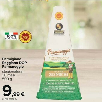Carrefour Parmigiano reggiano dop offerta