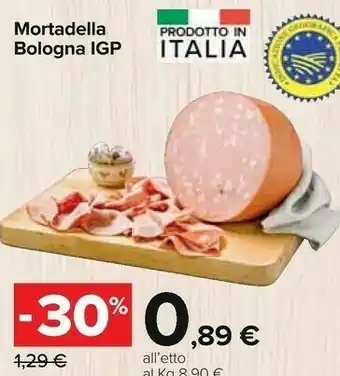 Carrefour Mortadella bologna offerta