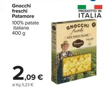 Carrefour Gnocchi freschi preparati con patate fresche selenella 400 g(ml) offerta