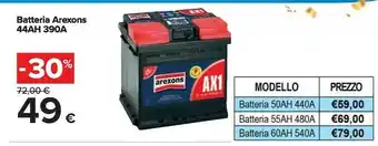 Carrefour Batteria 44ah 390a offerta