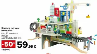 Carrefour Stazione dei treni elettronica con 22 accessori inclusi offerta