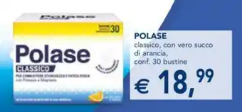 Esselunga POLASE classico, con vero succo di arancia, conf. 30 bustine offerta